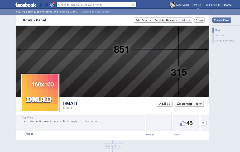 facebook cover template psd